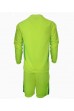 Fotbalové Dres Manchester United Brankářské Dětské Venkovní Oblečení 2024-25 Dlouhý Rukáv (+ trenýrky)